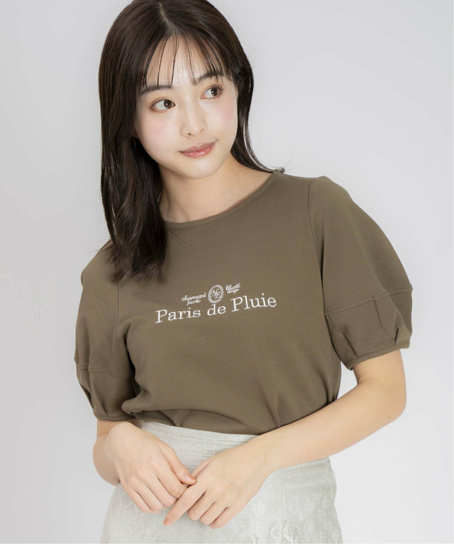 ランタンスリーブTシャツ